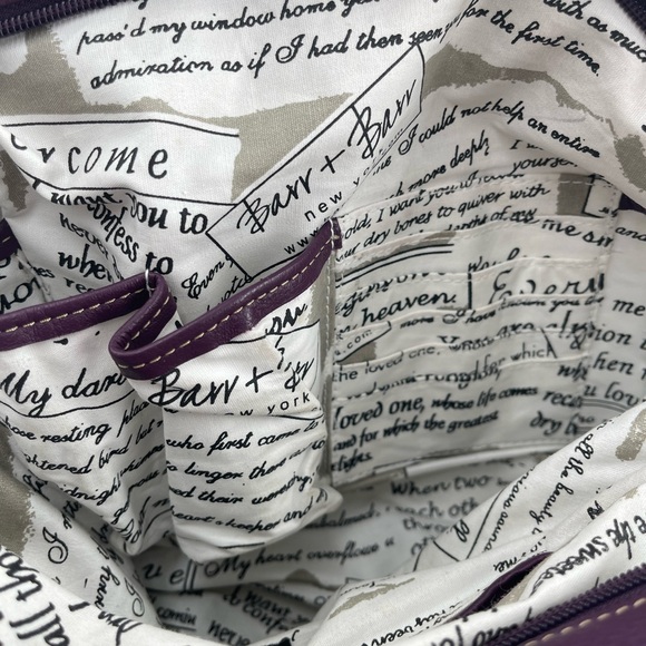 BARR + BARR Purple Leather Shoulder Bag LIKE NEW - Picture 13 of 17